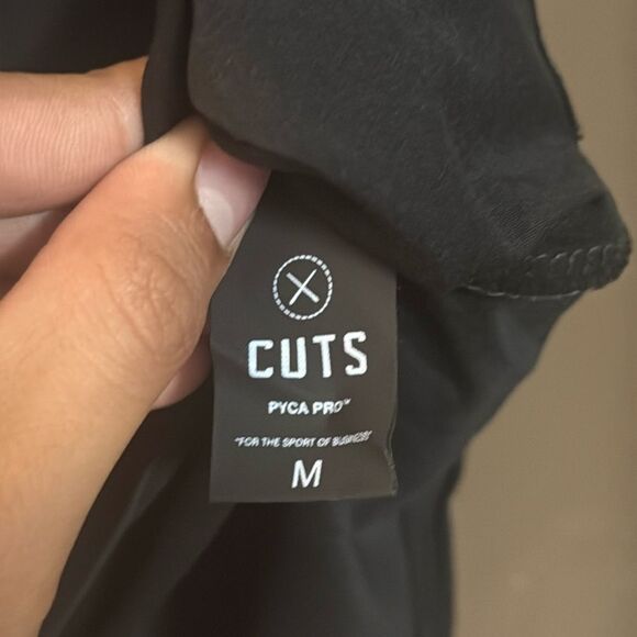 Cuts Clothing Men's Short  Sleeve Curve Hem Crew NeckSignature Fit Tee- M - Picture 5 of 6